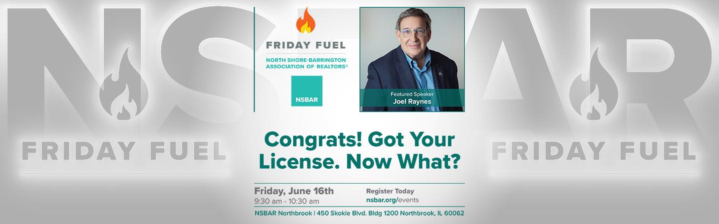 Joel Raynes Friday Fuel Banner Graphic