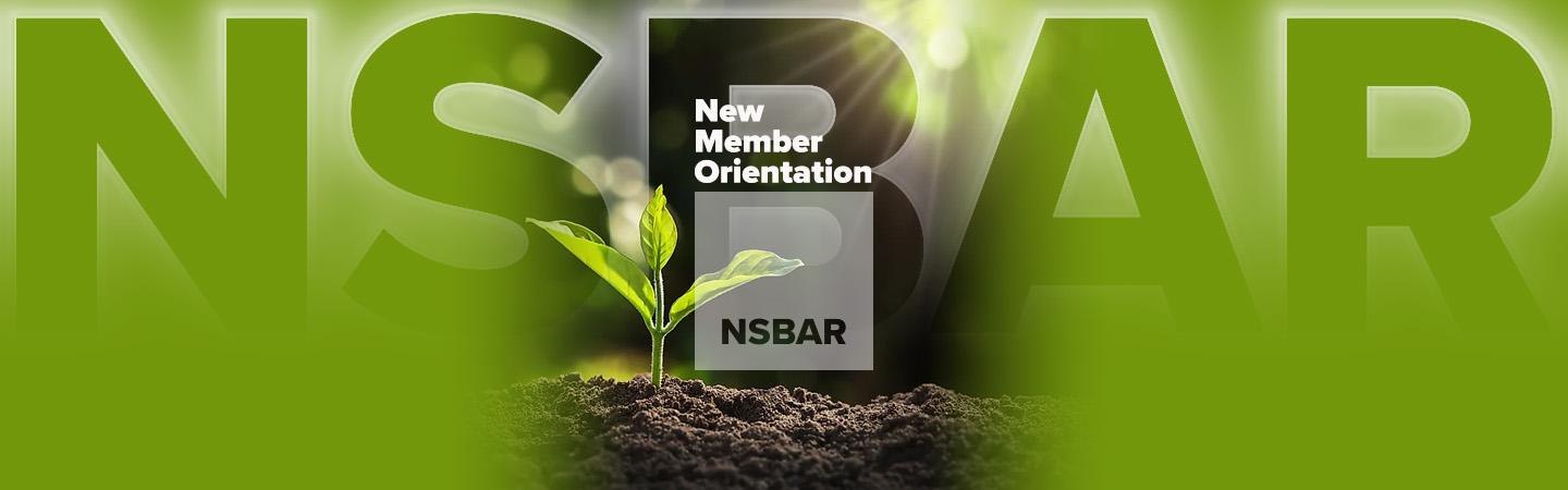 NSBAR New Member Orientation Graphic