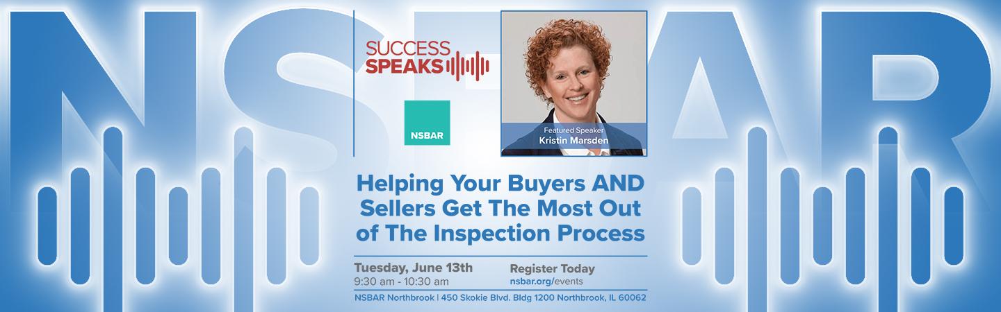 Success Speaks | Kristin Marsden | June 13th - Graphic