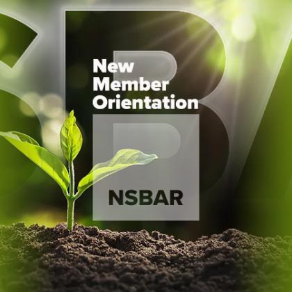 NSBAR New Member Orientation Graphic